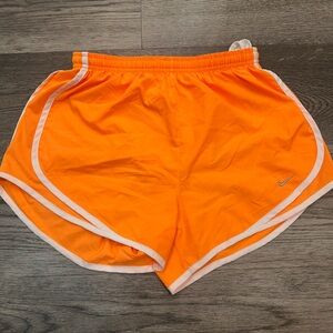 Nike Women's Bright Orange Athletic Shorts